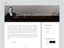 Tablet Screenshot of joaquinlopezpascual.com